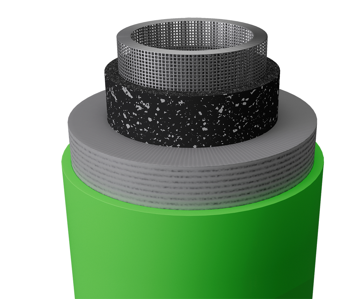 Anar Pro sleeve layer build-up diagram