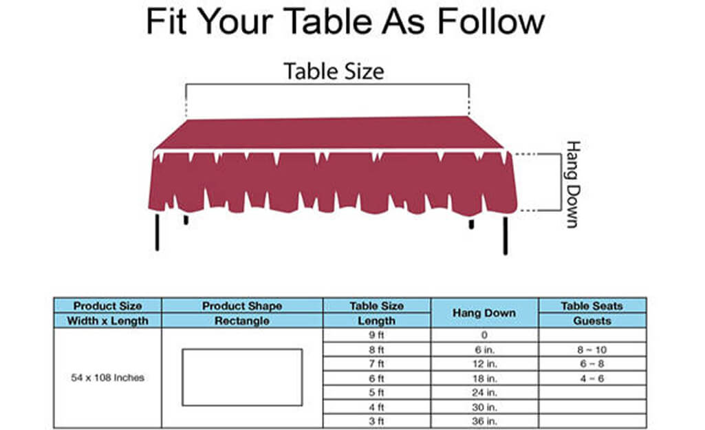 disposable party table covers