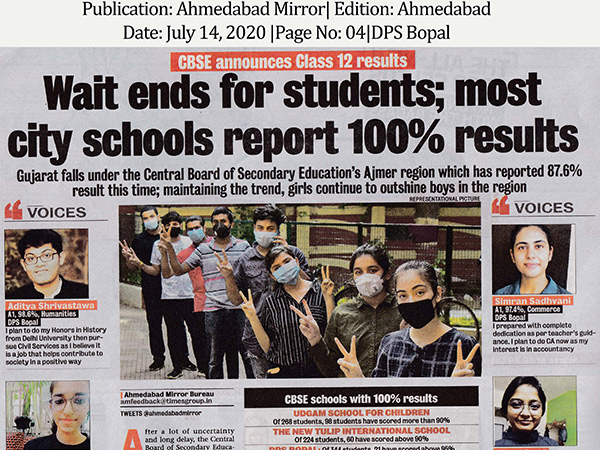 July News in Delhi Public School East Ahmedabad
