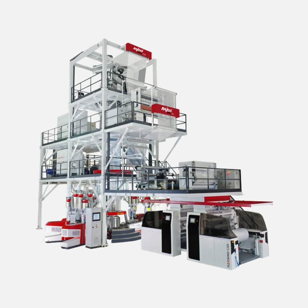 HEPTAFOIL 7 Layer Blown Film Line Plastic Extrusion Machinery