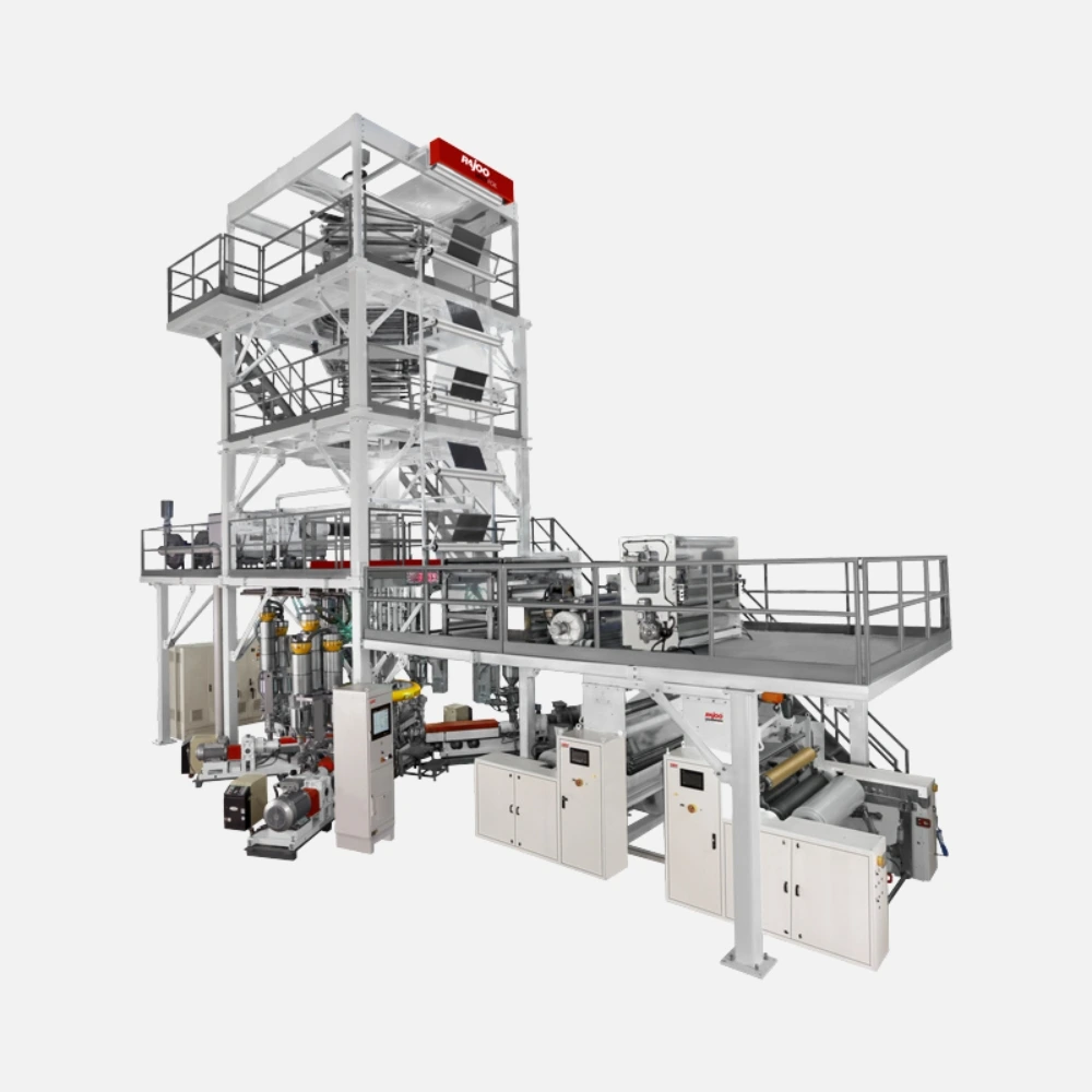 MULTIFOIL Multi Three Layer Blown Film Lines Machine