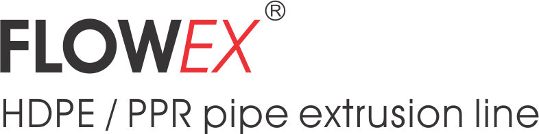 HDPE/PPR Pipe Extruction Line Flowex logo