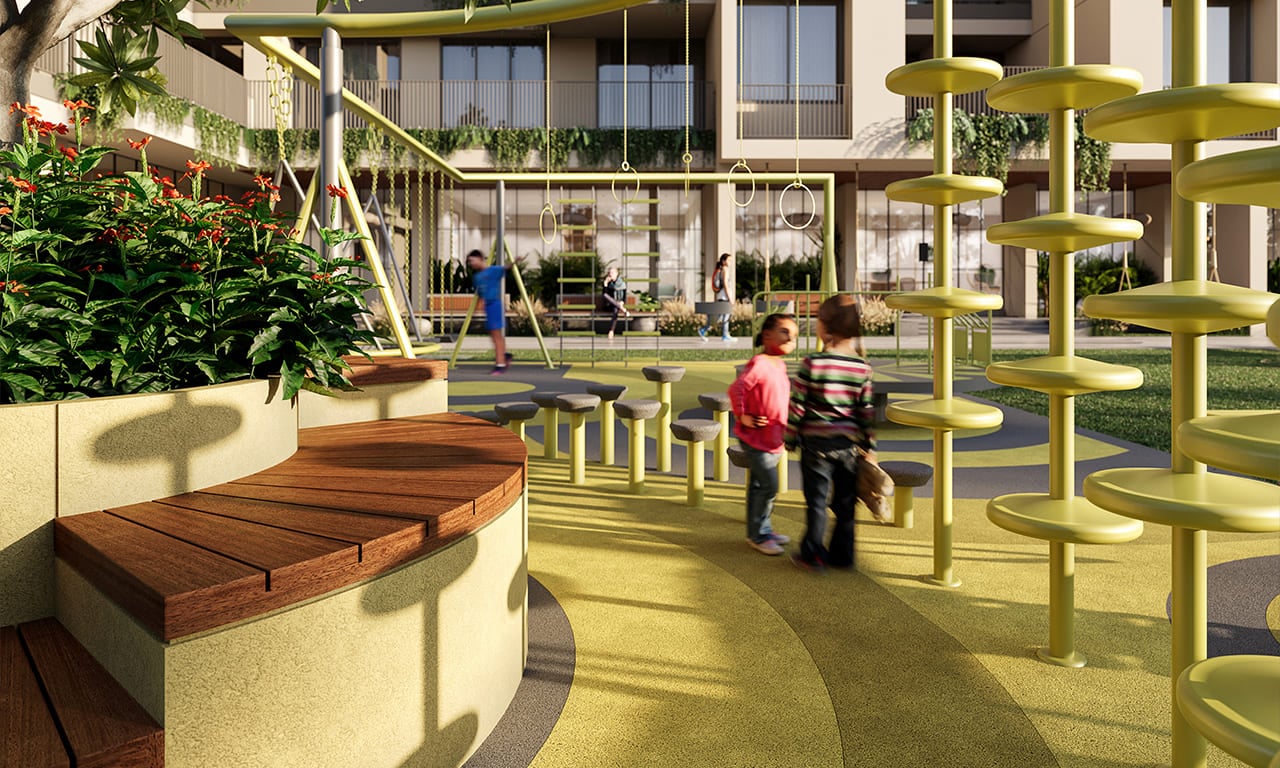 children play area