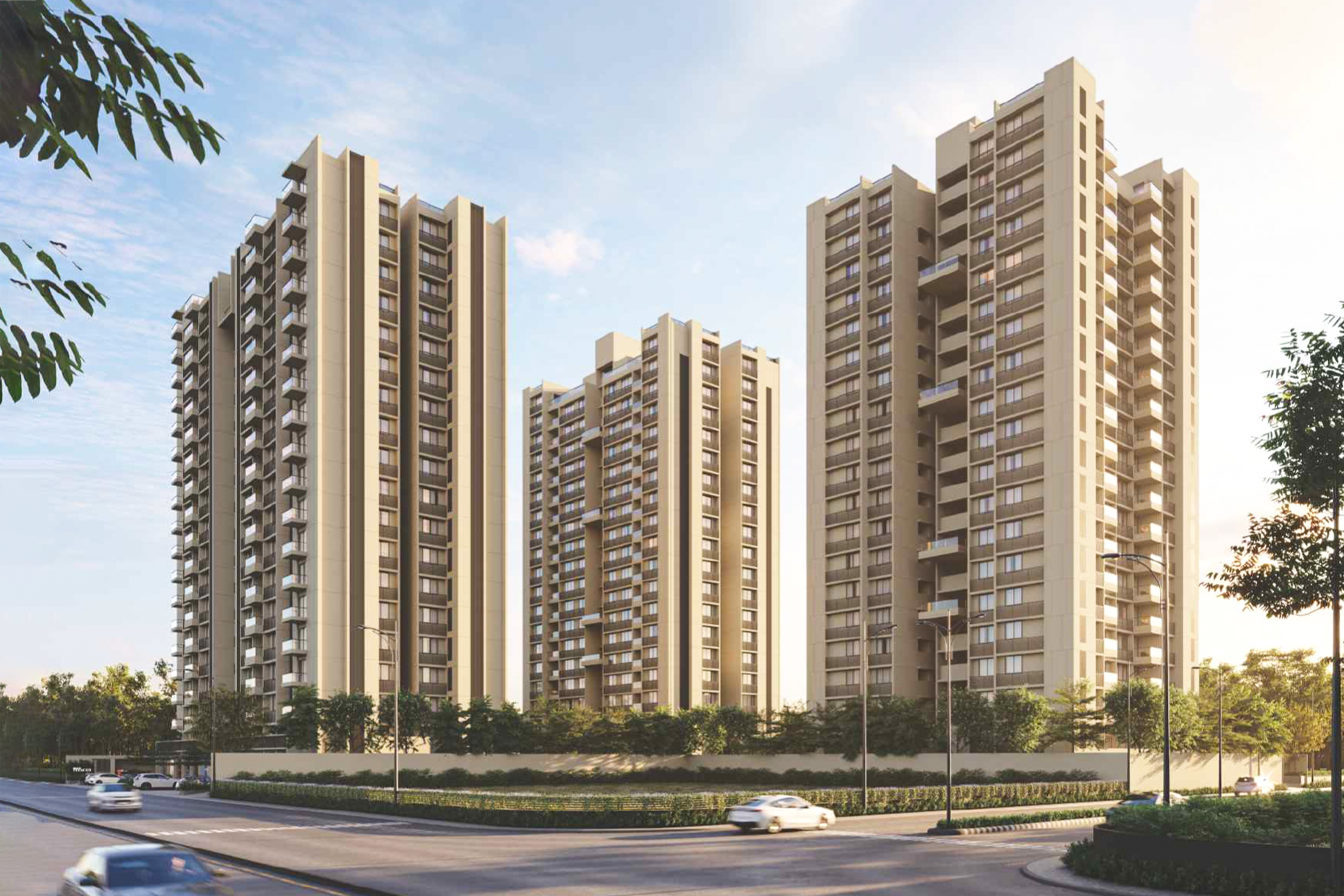 Swati Premier exterior — daytime render